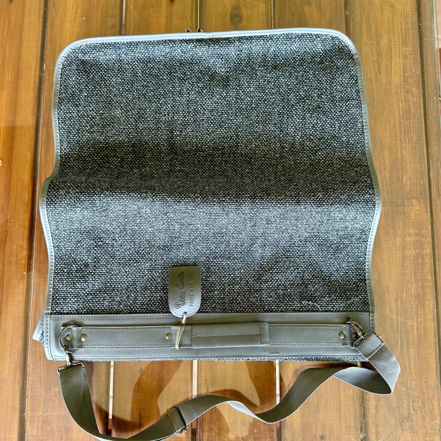 A Vintage Pierre Cardin Travel Suit Luggage Storage Organizer Duffle Bag
