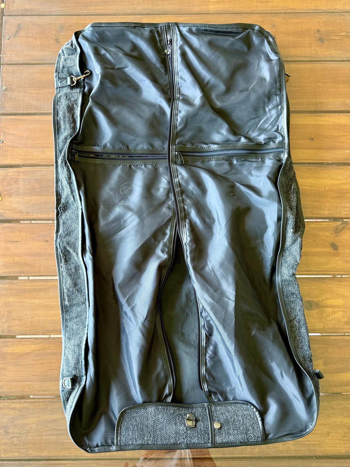 A Vintage Pierre Cardin Travel Suit Luggage Storage Organizer Duffle Bag