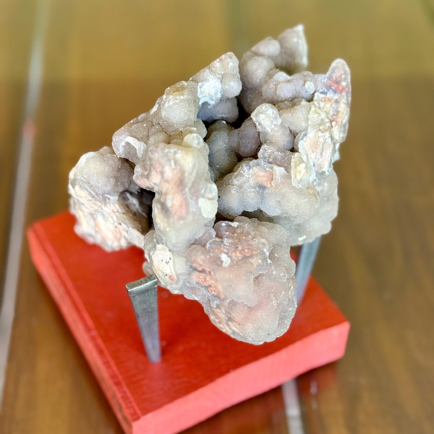 A Botryoidal Smithsonite Fine Mineral Specimen Galen Iridescent Calcite Dolomite