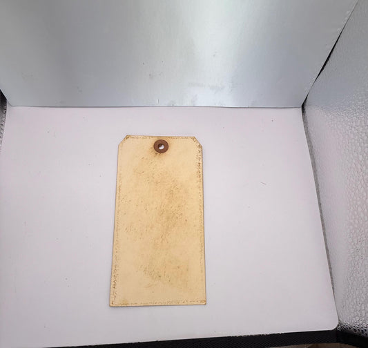 A Vintage Style Hang Tag Luggage Bag Card Tag