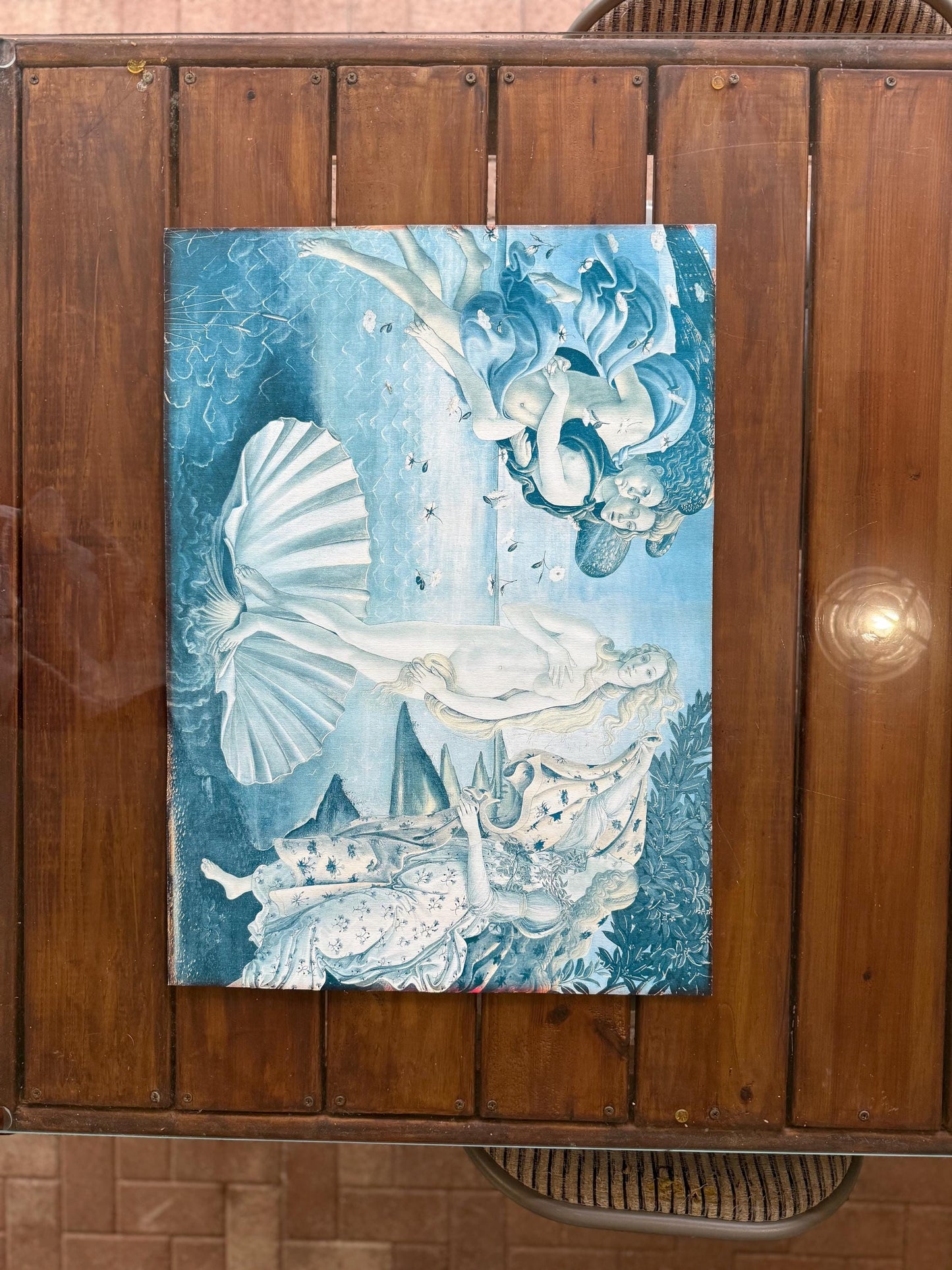 Birth of Venus Vtg Print by Italian painter Sandro Botticelli Vintage Poster Art