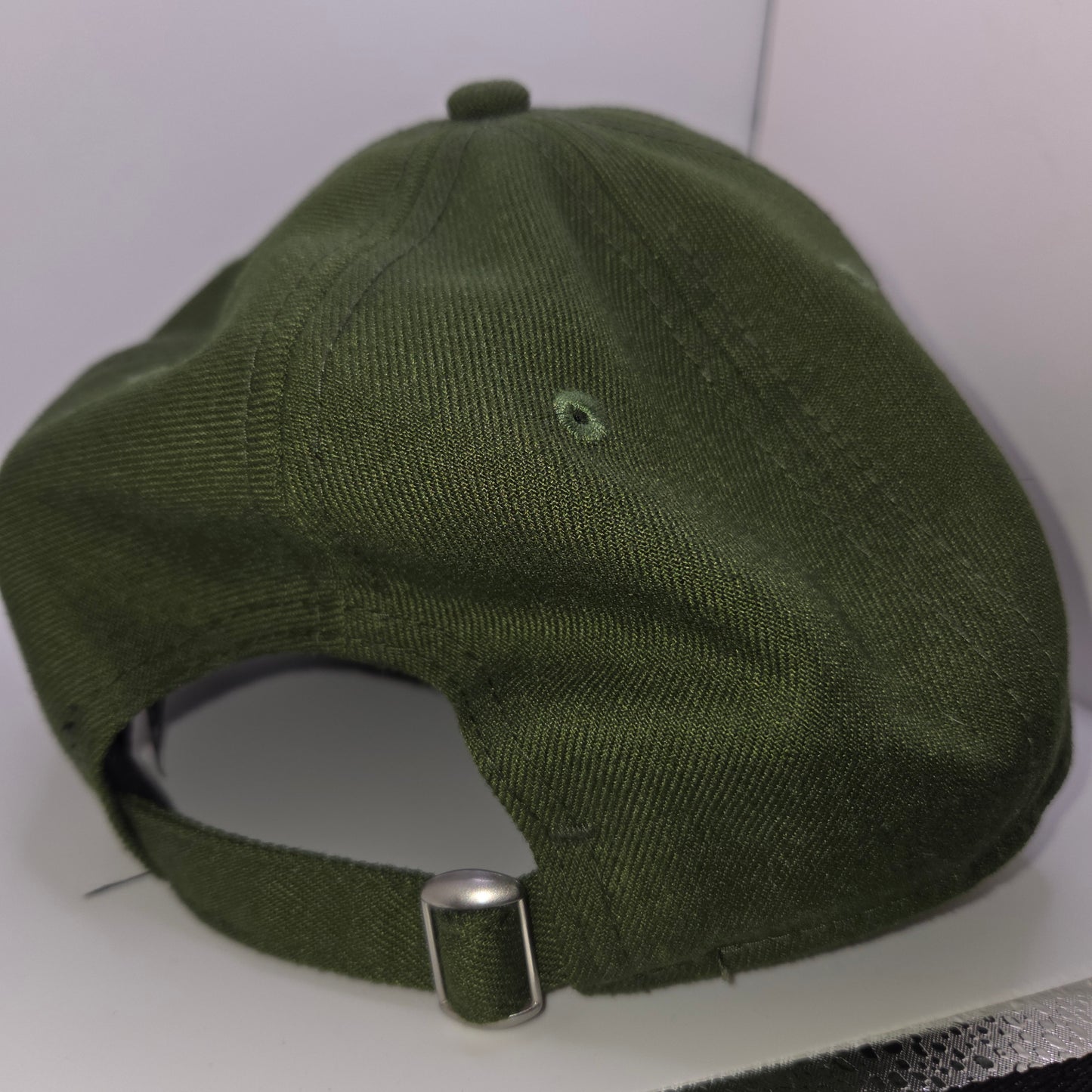 New Era 9Twenty Adjustable Cap Hat Lion Judah Rasta Olive Green Yellow Logo