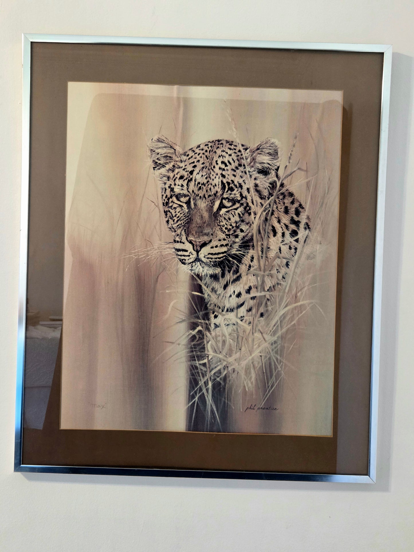 Leopard Cheetah Wildlife Art Print Big Cat Safari Animal - Wall Art Nature Decor
