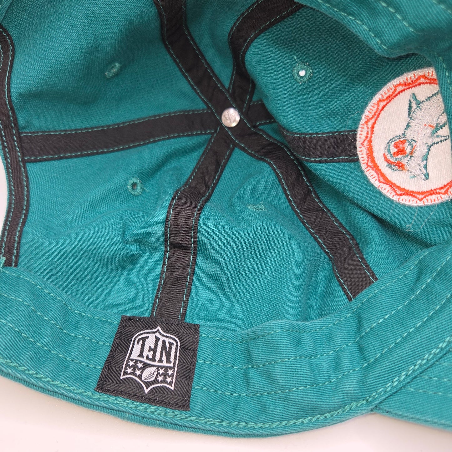 Miami Dolphins '47 Clean Up Adjustable Tailgate Teal Retro Logo Hat Football Cap