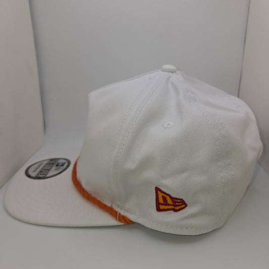 Miami Heat Basketball New Era The Golfer Snapback NBA Hat Vintage Cap White City (Copy)