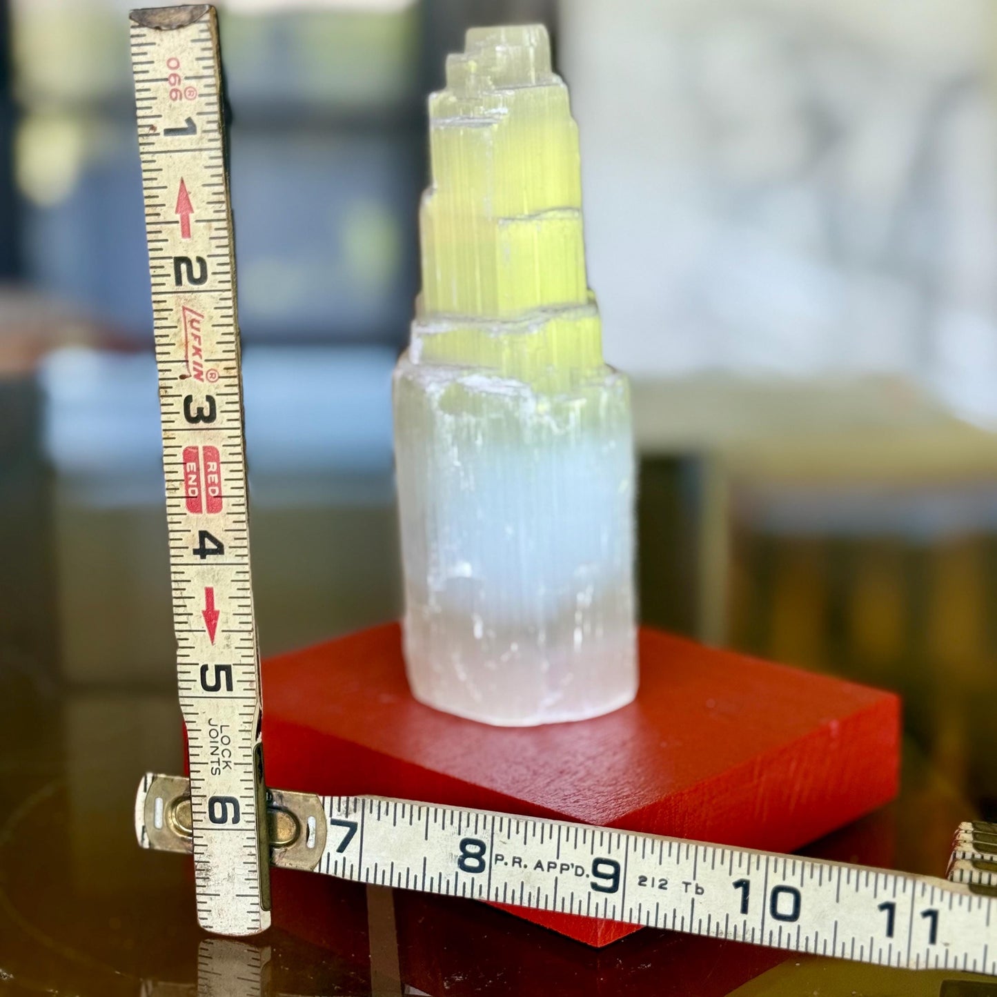 A Fine Natural Selenite Crystal Tower