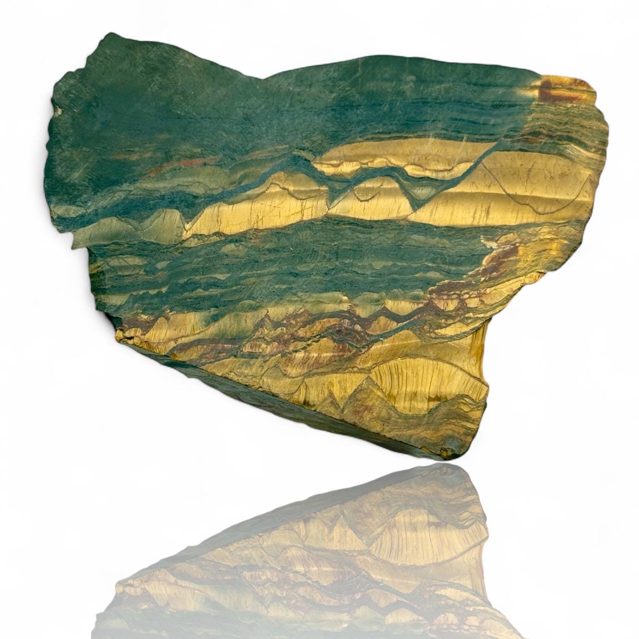 Australian Tiger Eye Raw Natural Slab Marra Mamba Gem Stone Fine Mineral Specimen