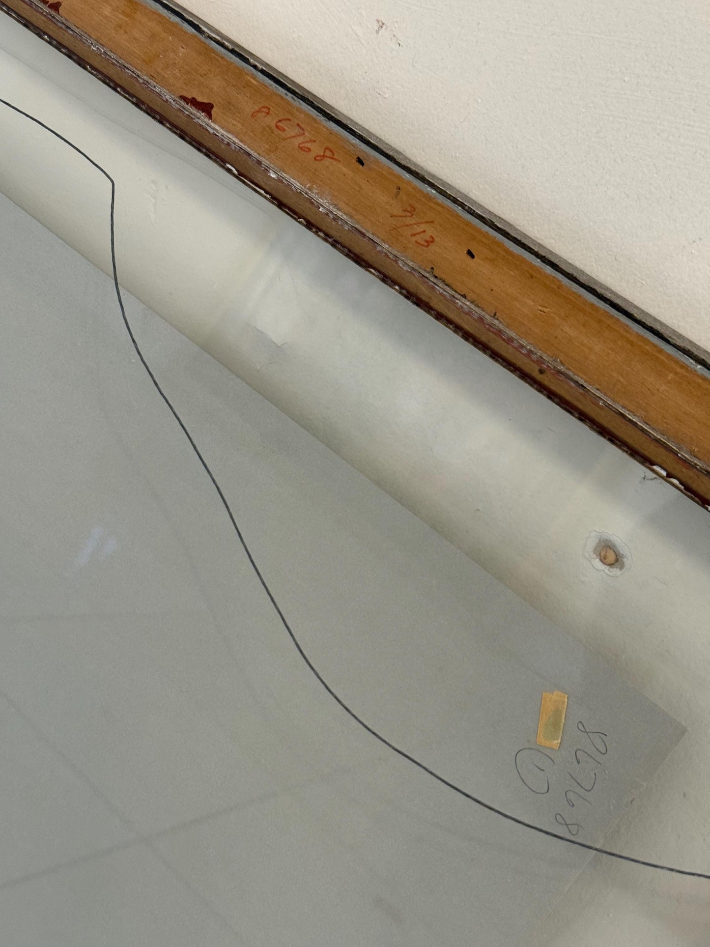 A Signed Dated Numbered Pastel Pencil Art Drawing Seated Woman Nude Sketch Art