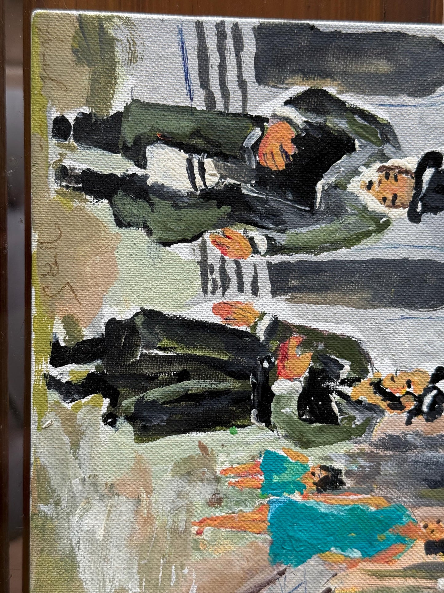 A painted canvas vibrant Jerusalem rich cultural Architecture history scenic Art