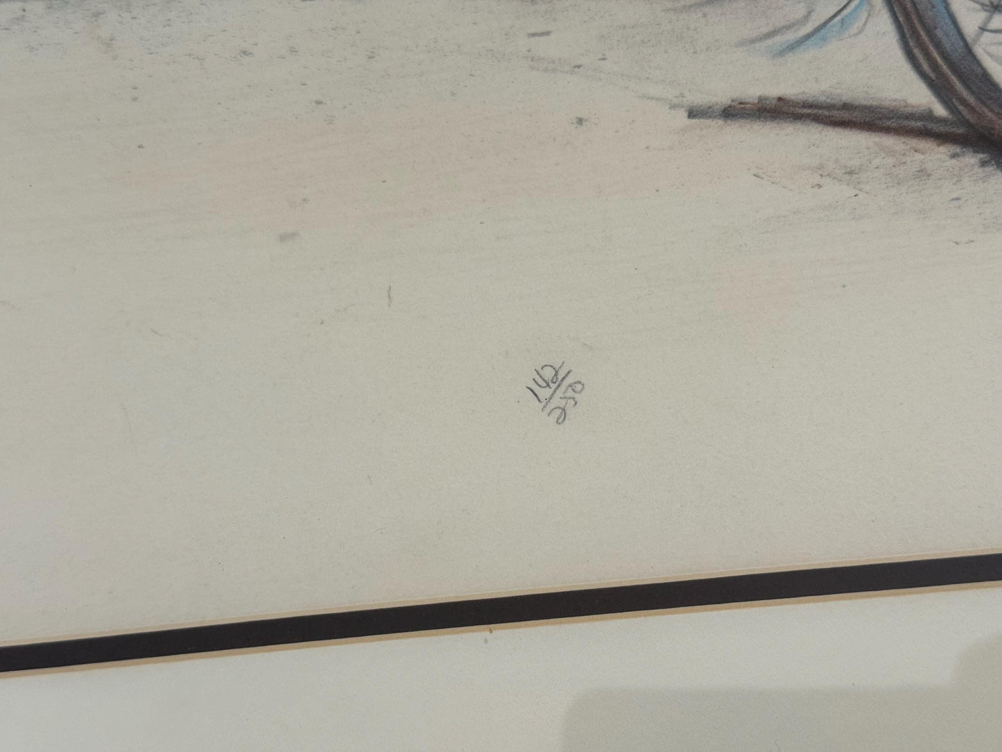 A Vtg Artist Original Signed Drawing Wayne Howell Numbered Art Nixon Godfather