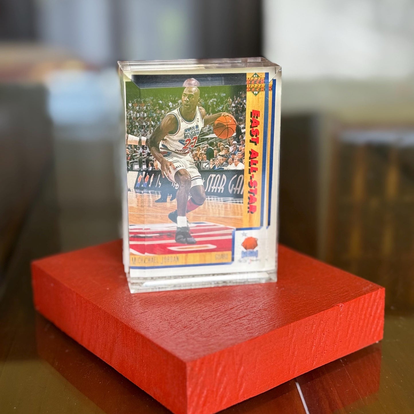 A 1991 Upper Deck International #452 Michael Jordan All-Star BULL Lmtd Edtn Casin