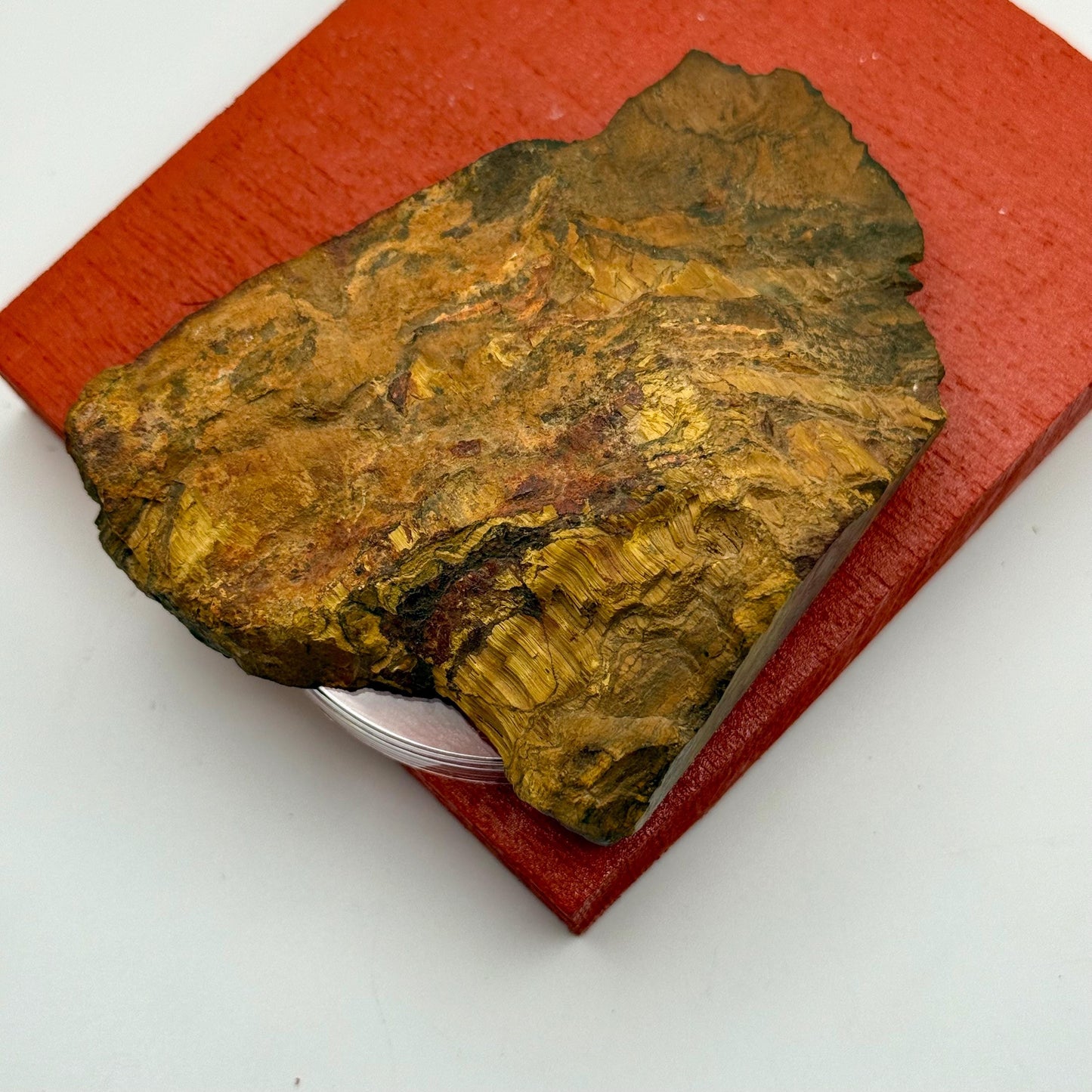 Australian Tiger Eye Raw Natural Slab Marra Mamba Gem Stone Fine Mineral Specimen