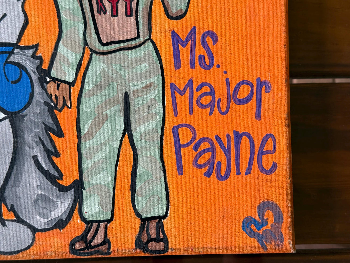 A Painted Canvas Artist Original Artwork Marvin Martian Looney Tunes Space Jam