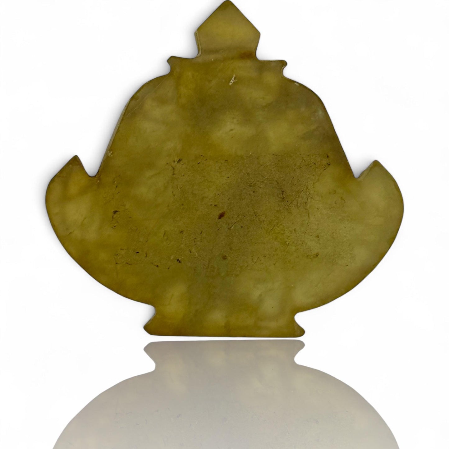 An Extremely Rare Ancient Talismanic Islamic Mughal Persian Jade Tribal Amulet Old Pendant