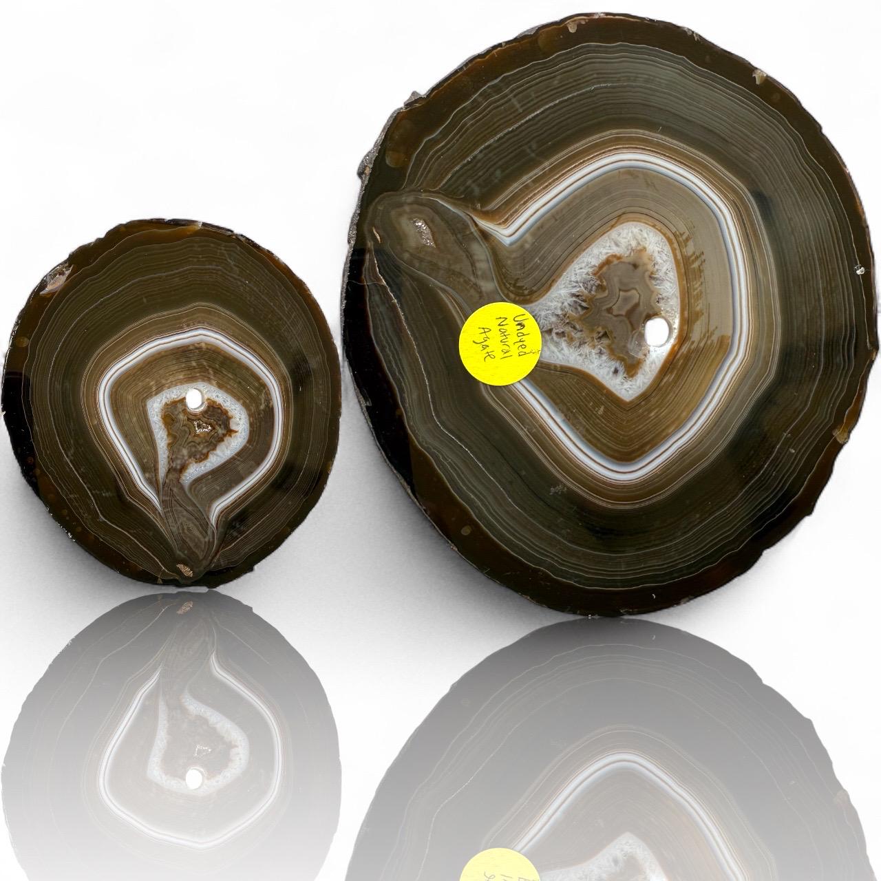 A Botswana Agate Specimen Slice Natural Geode