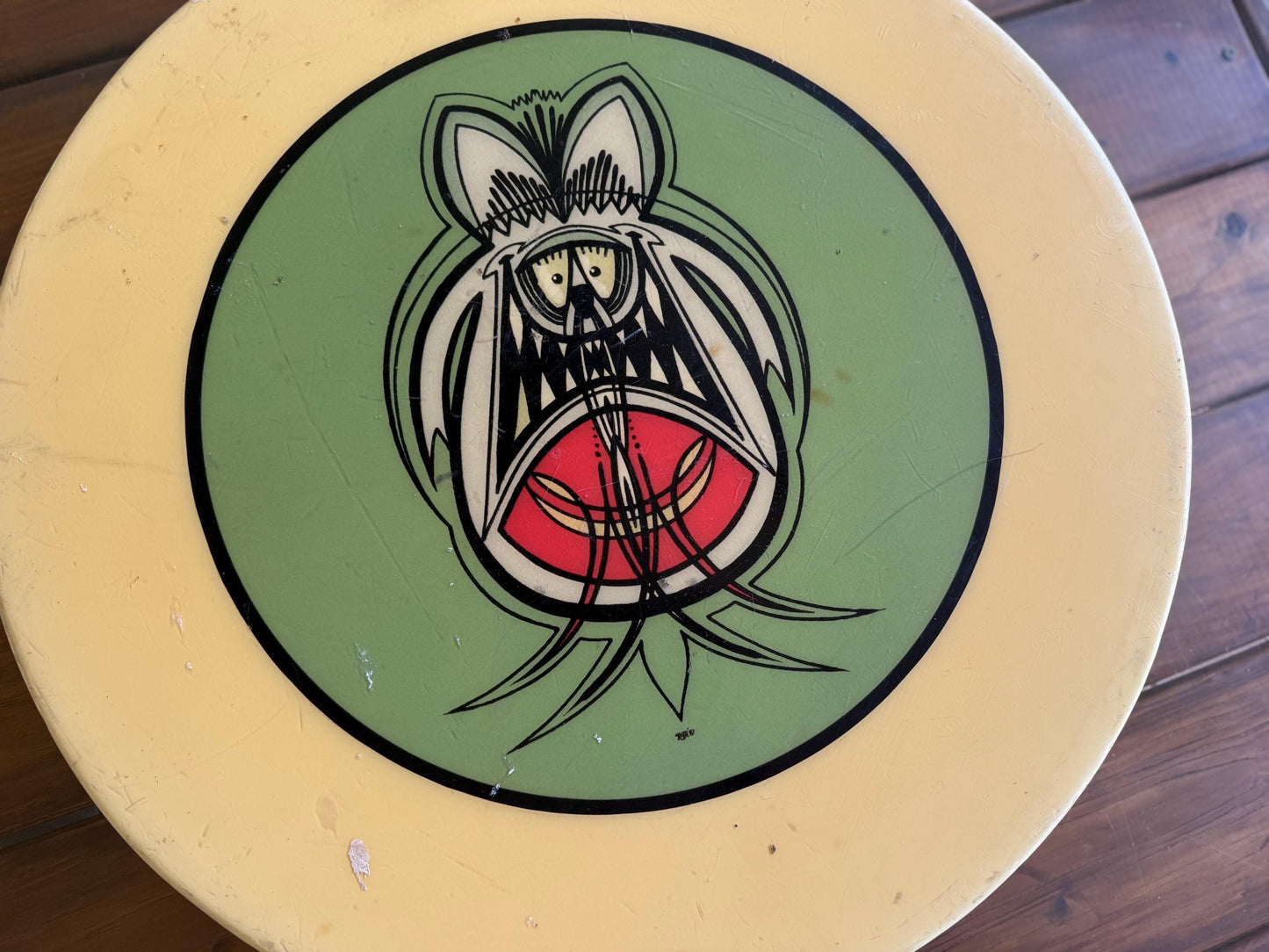 A Custom Ed Big Daddy Roth Rat Fink Hotrods Pinstriping Logo Checkered Tabletop