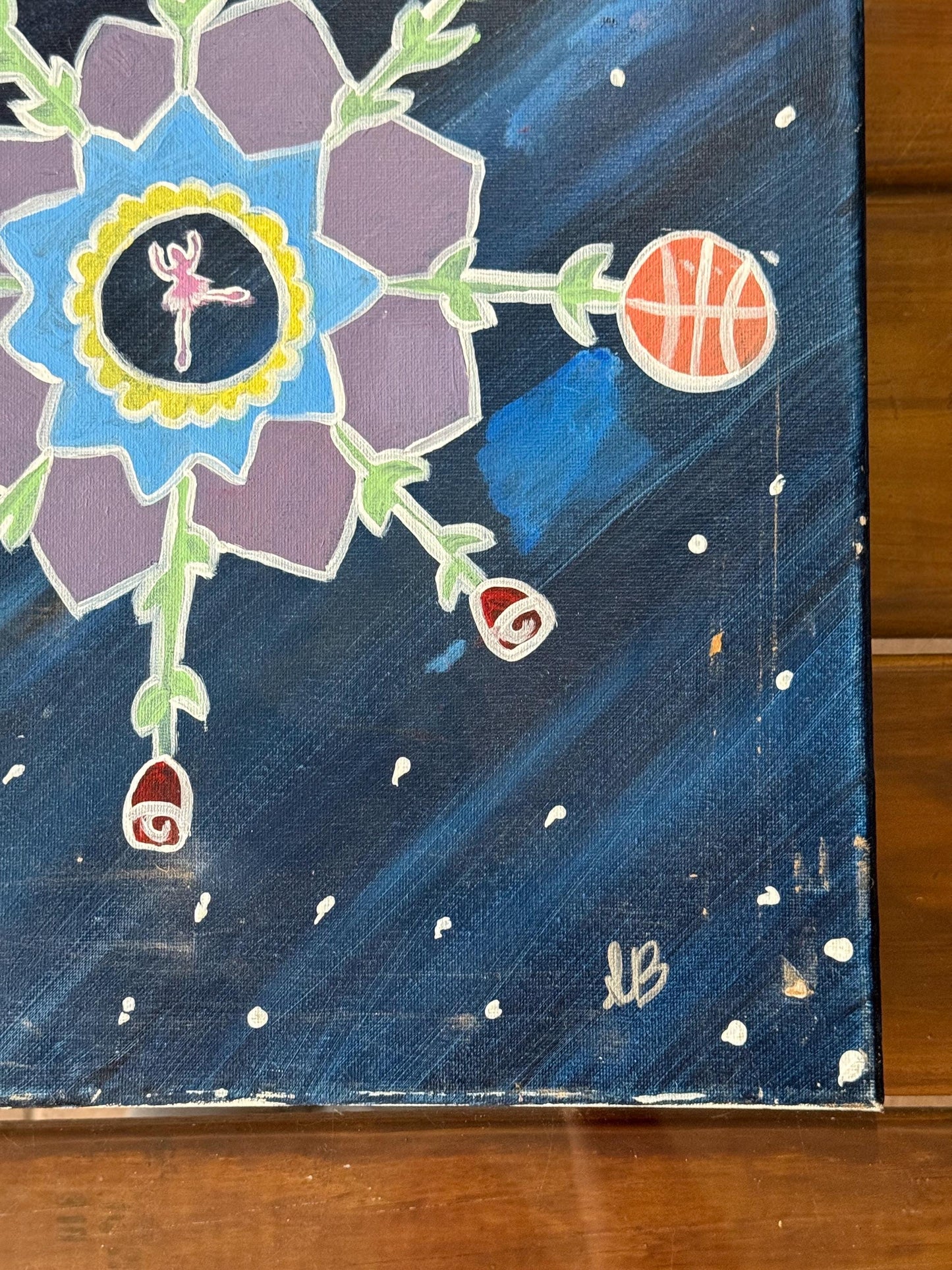 A Painted Canvas Artist Original Artwork Art Piece internal star gate Time Space