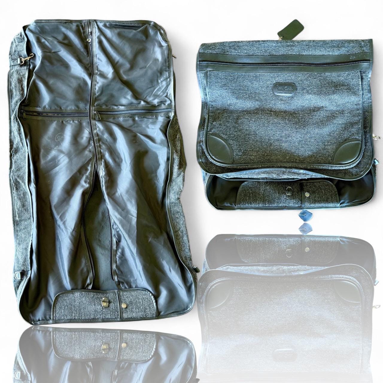 A Vintage Pierre Cardin Travel Suit Luggage Storage Organizer Duffle Bag