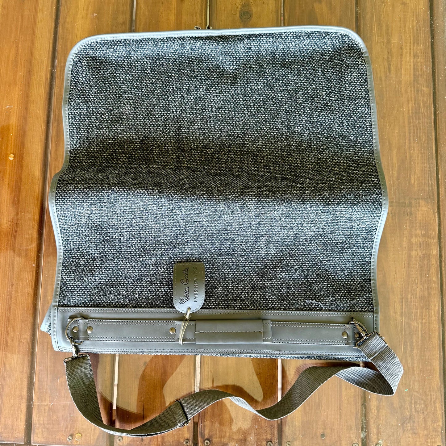 A Vintage Pierre Cardin Travel Suit Luggage Storage Organizer Duffle Bag