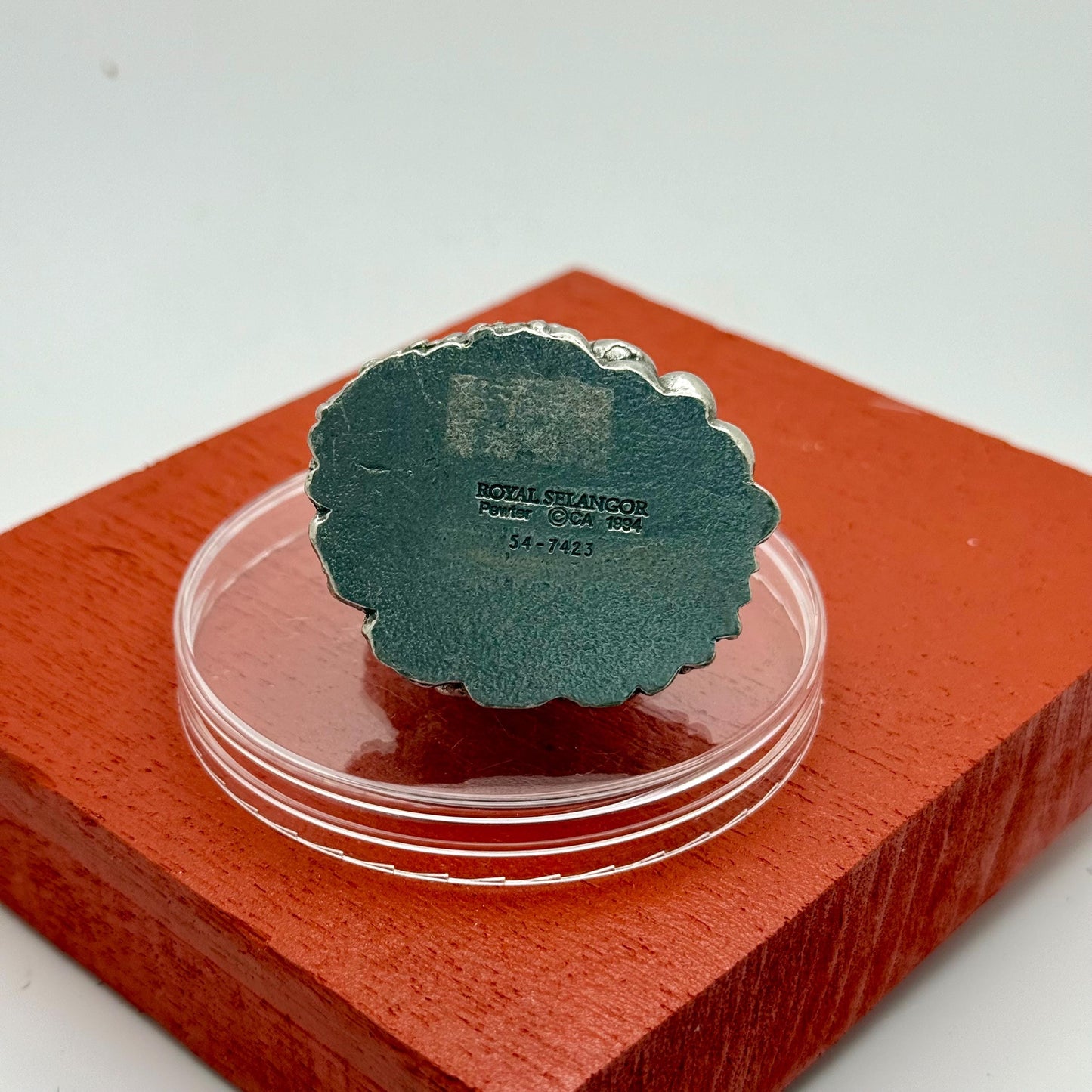 A Royal Selangor Pewter Ducklings Duck Bird Miniature 1994 Mini figure Collector