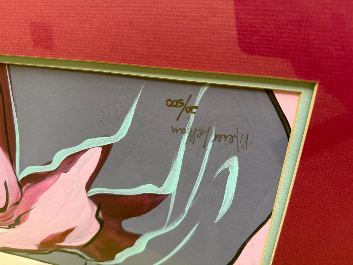 Artist Original Painting Meir LeMan Signed #20/500 Art Designer Classy Lady Hats