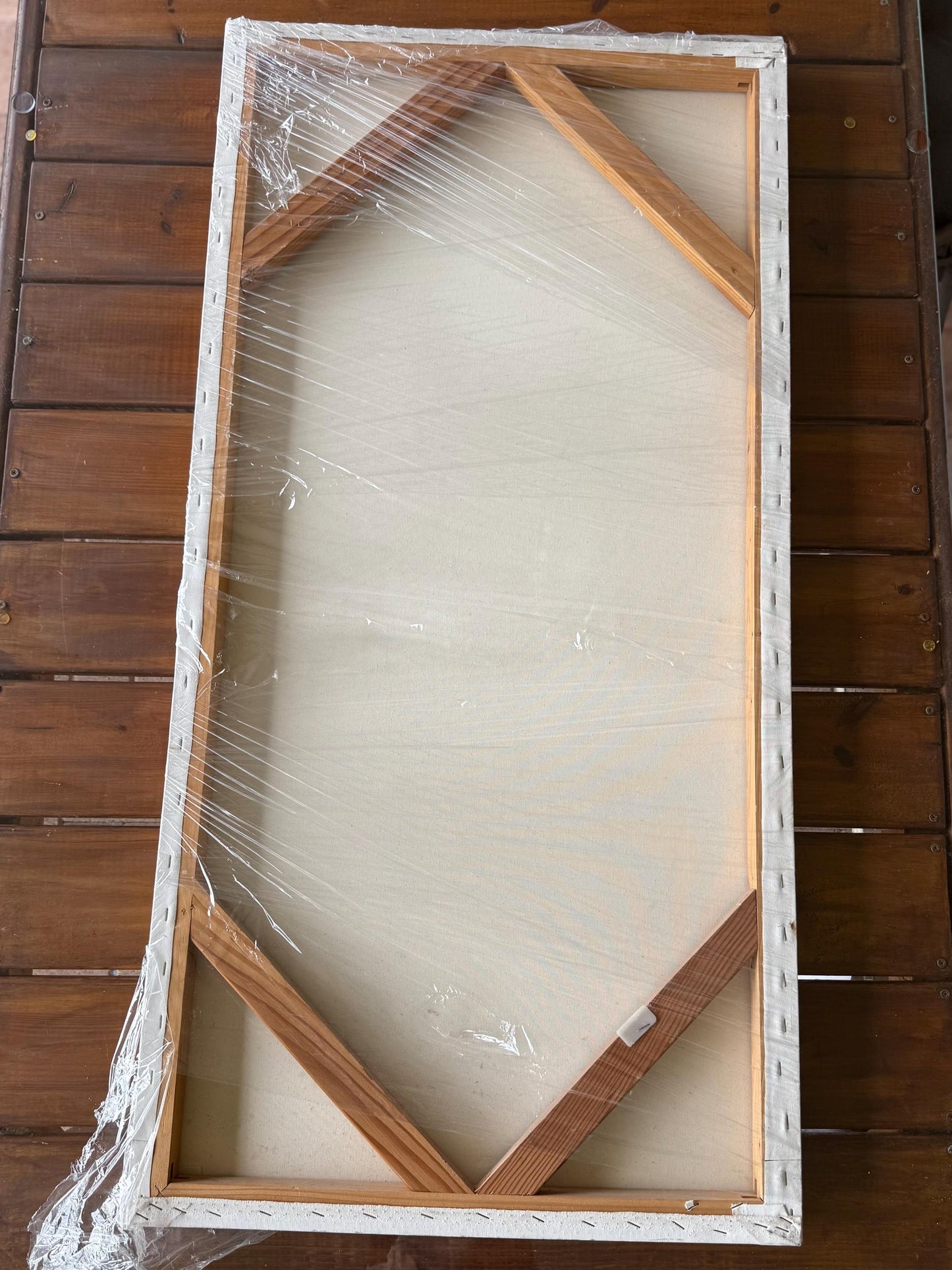 A Large Drawing Artist Artwork Original Signed Kim Skills Dated 2000 Woman Art