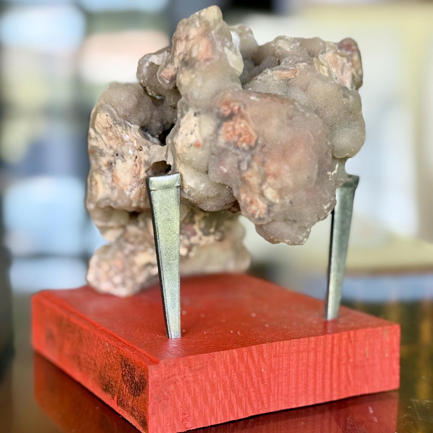 A Botryoidal Smithsonite Fine Mineral Specimen Galen Iridescent Calcite Dolomite