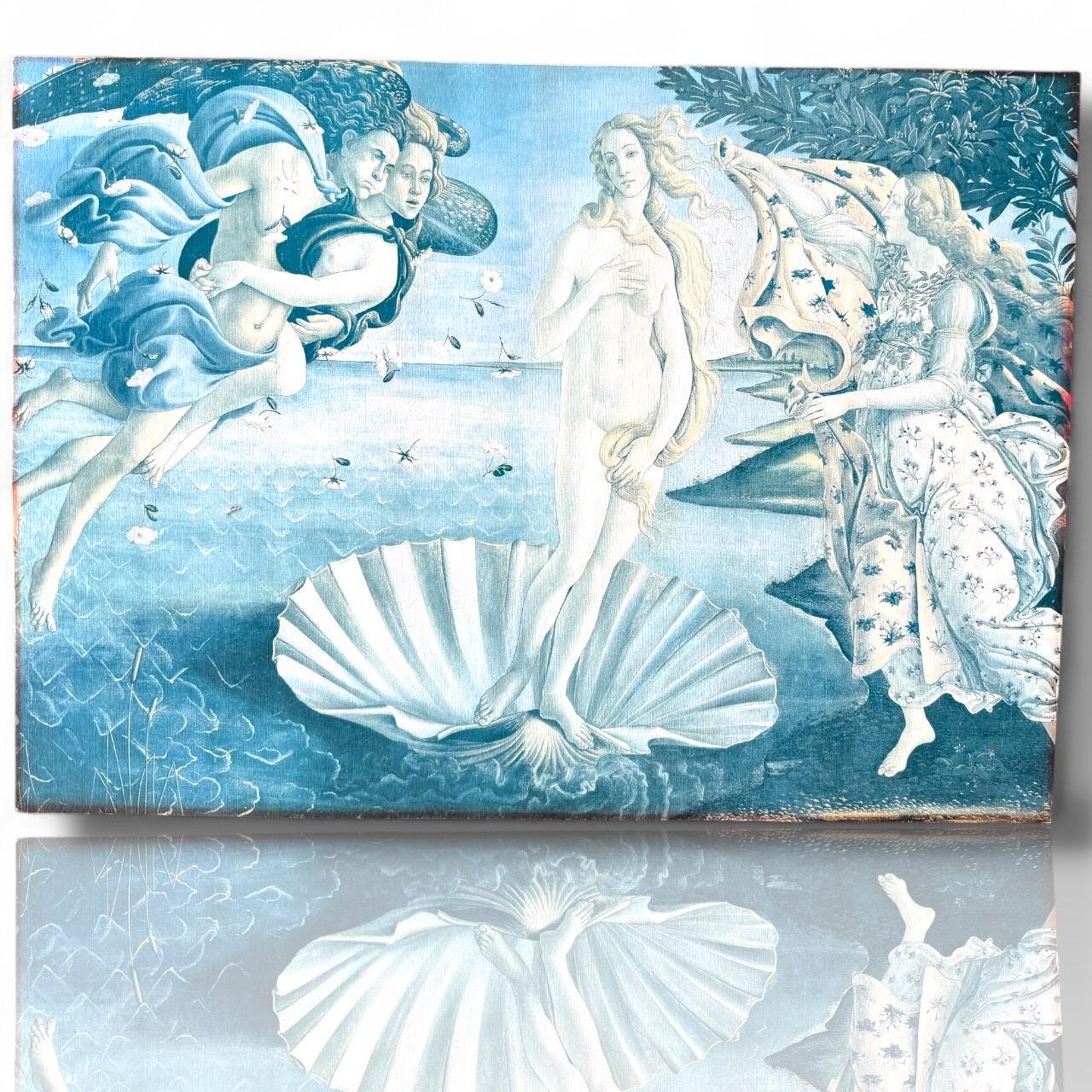 Birth of Venus Vtg Print by Italian painter Sandro Botticelli Vintage Poster Art