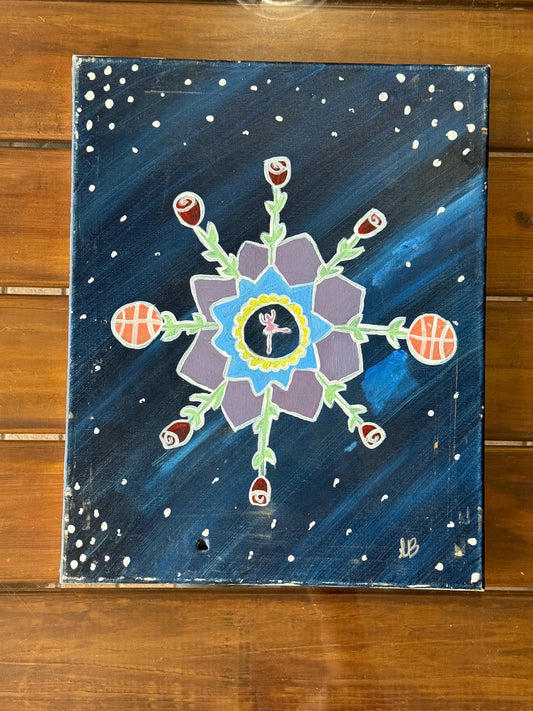 A Painted Canvas Artist Original Artwork Art Piece internal star gate Time Space