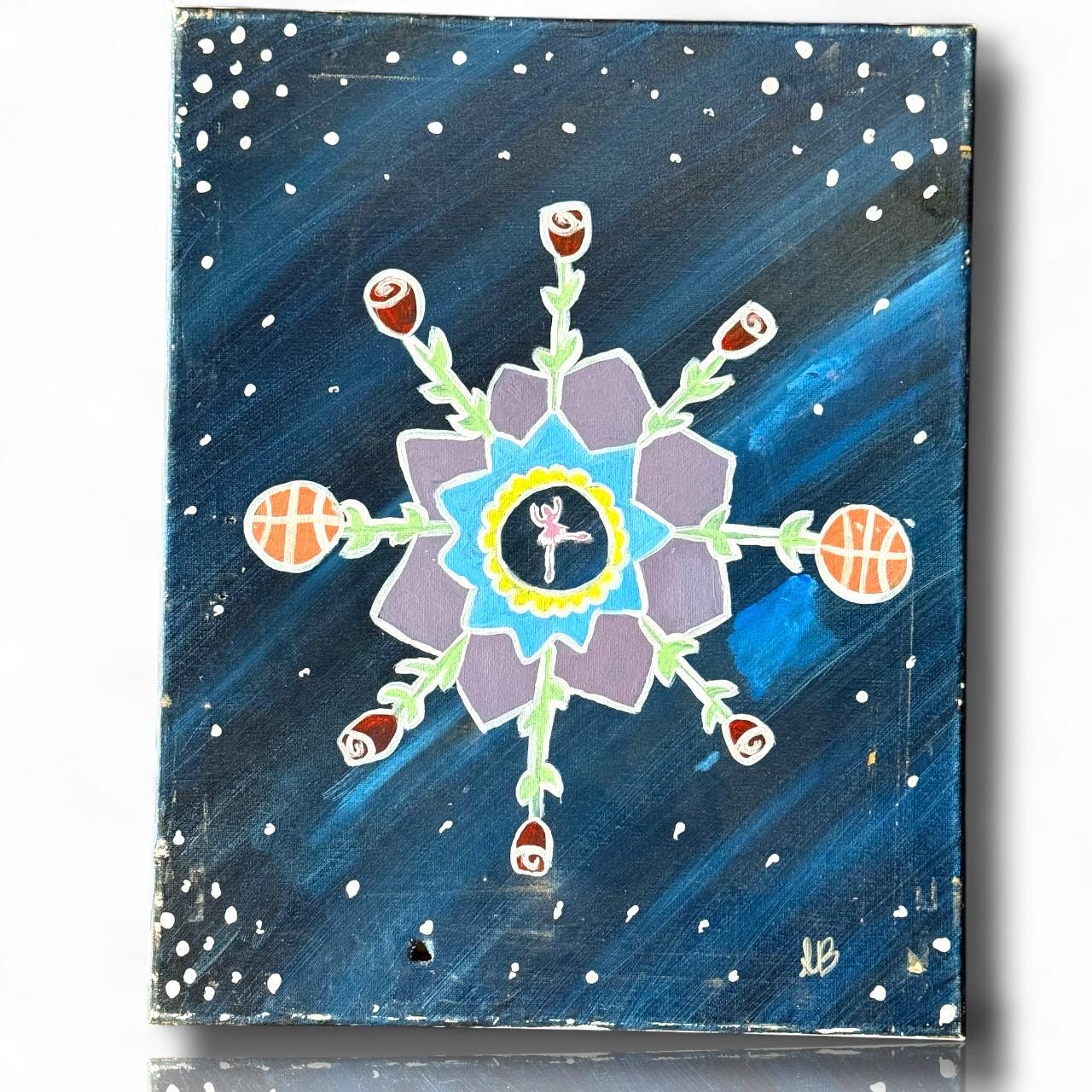 A Painted Canvas Artist Original Artwork Art Piece internal star gate Time Space