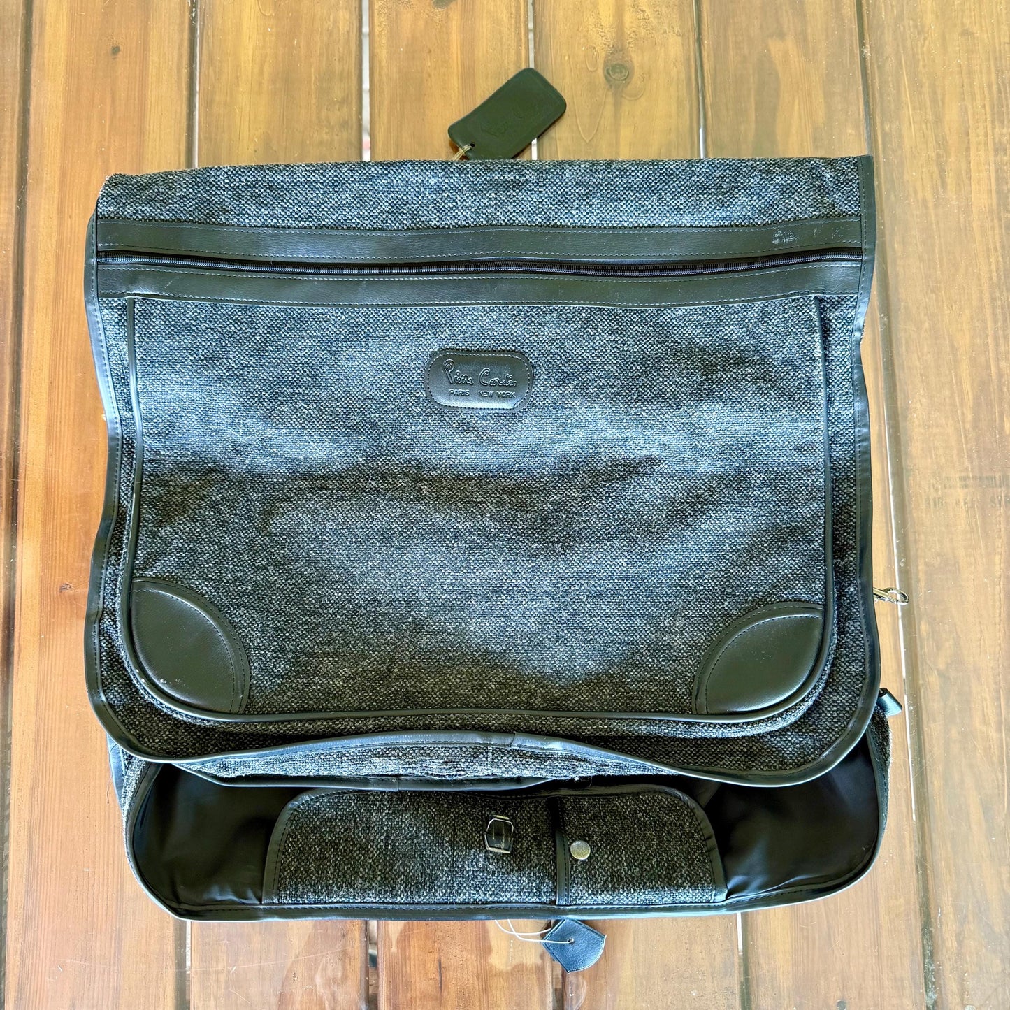 A Vintage Pierre Cardin Travel Suit Luggage Storage Organizer Duffle Bag