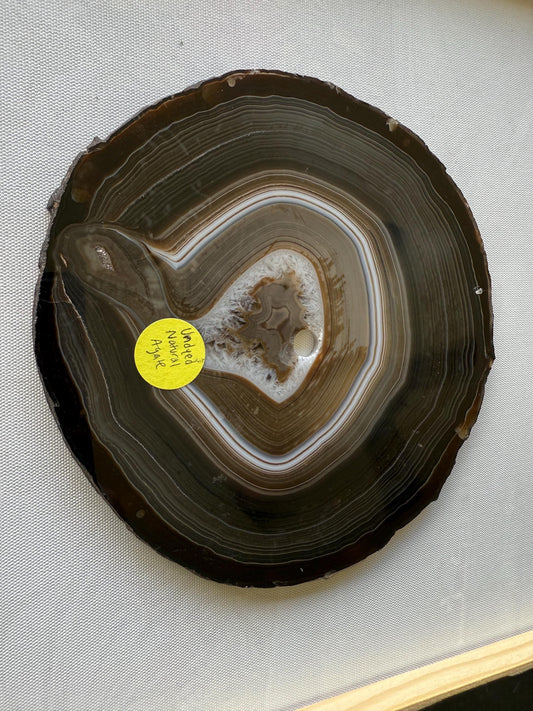 A Botswana Agate Specimen Slice Natural Geode