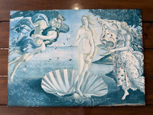 Birth of Venus Vtg Print by Italian painter Sandro Botticelli Vintage Poster Art