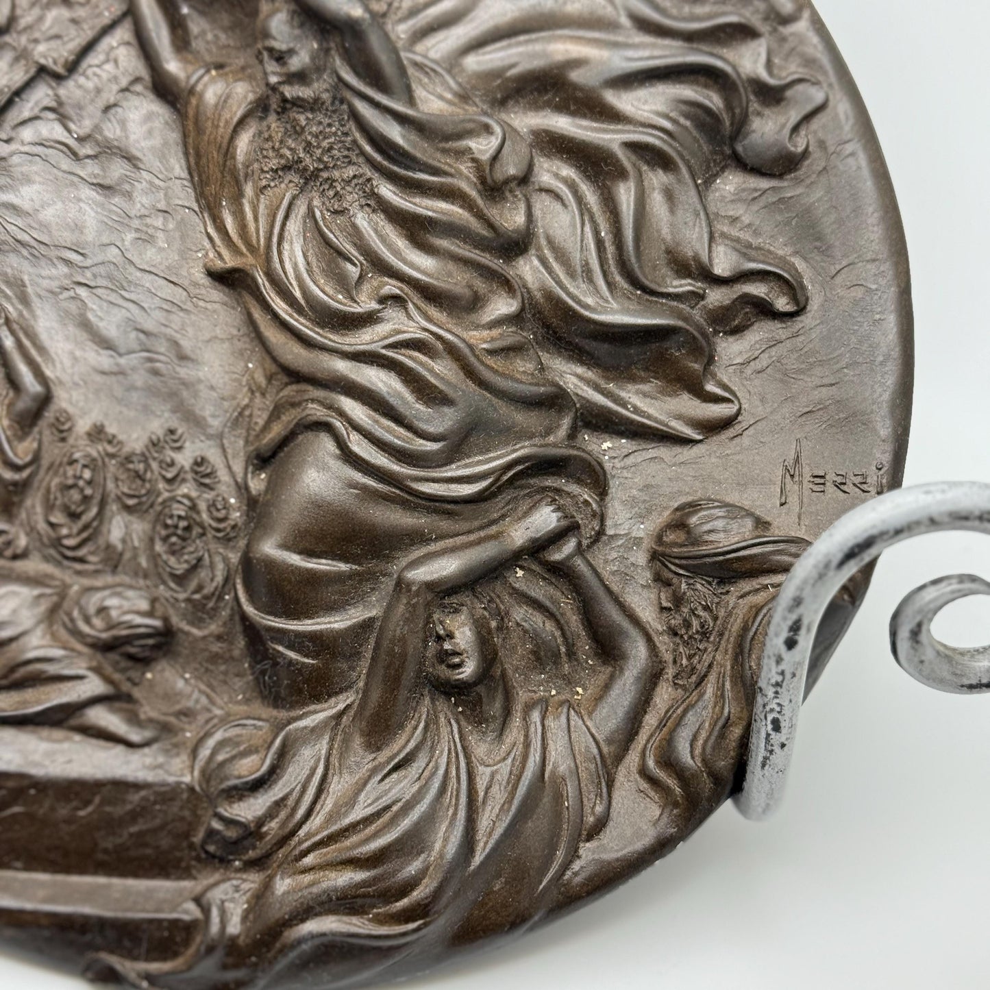 A 1986 Vintage MERRI RODERICK - Moses & The Ten Commandments - Collector Plate Art