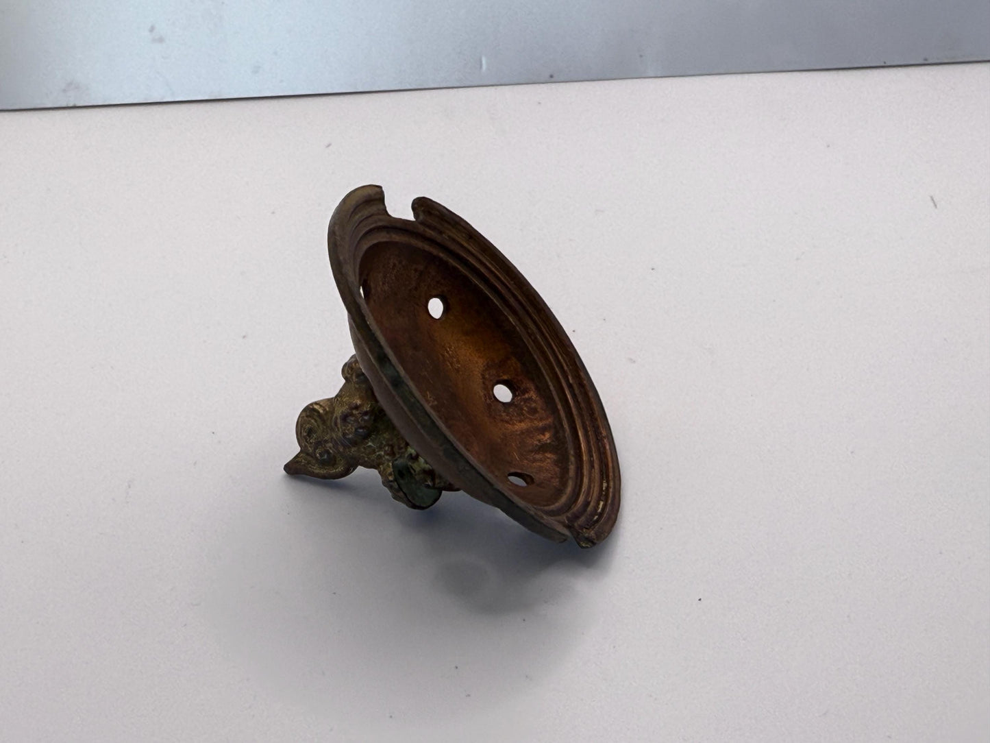 A Miscellaneous Bronze top Cap foo dog Asian