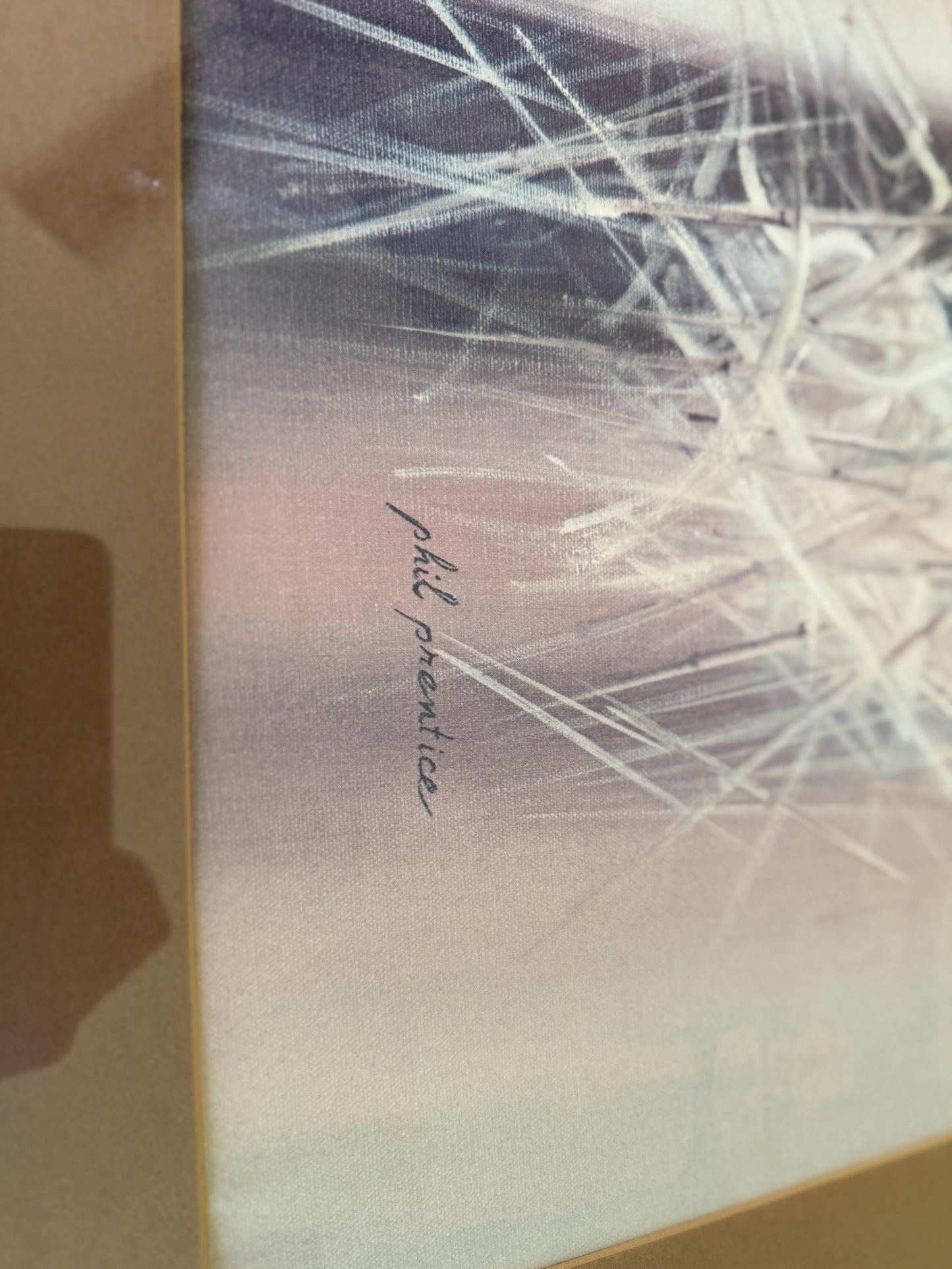 A Vintage Art Poster Lithograph Artwork Cheetah Leopard The Hunted Phil Prentice