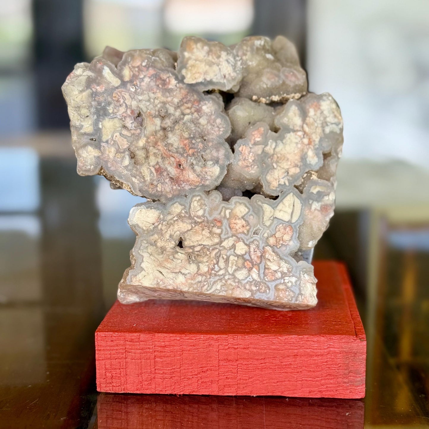 A Botryoidal Smithsonite Fine Mineral Specimen Galen Iridescent Calcite Dolomite