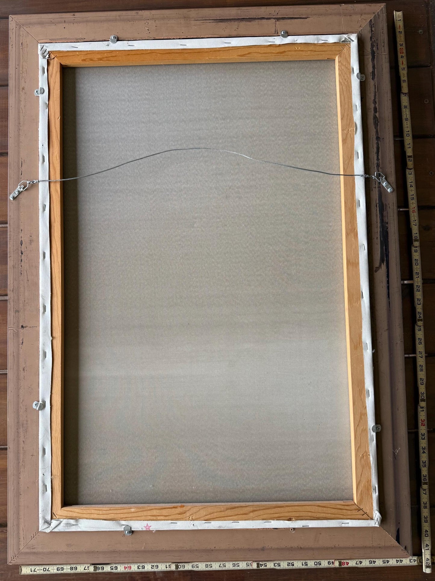 A Original Artwork painted canvas art artwork of nude woman showing back 42x25