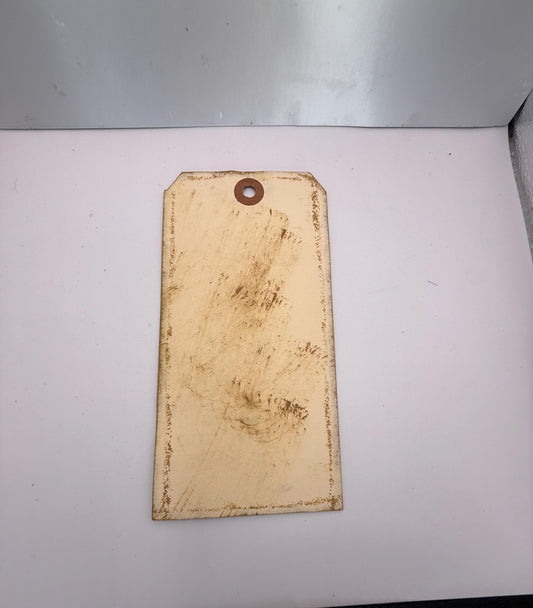 A Vintage Style Hang Tag Luggage Bag Card Tag