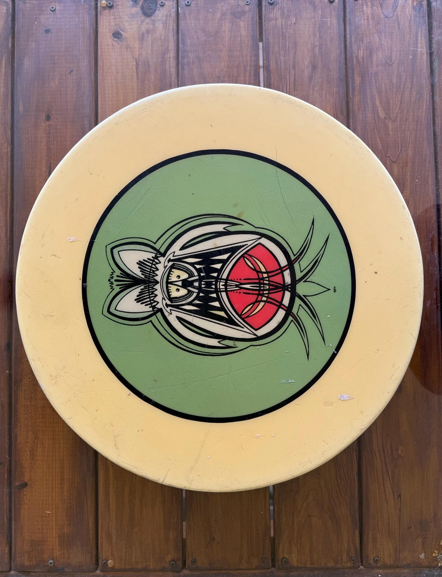 A Custom Ed Big Daddy Roth Rat Fink Hotrods Pinstriping Logo Checkered Tabletop