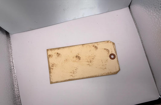 A Vintage Style Hang Tag Luggage Bag Card Tag