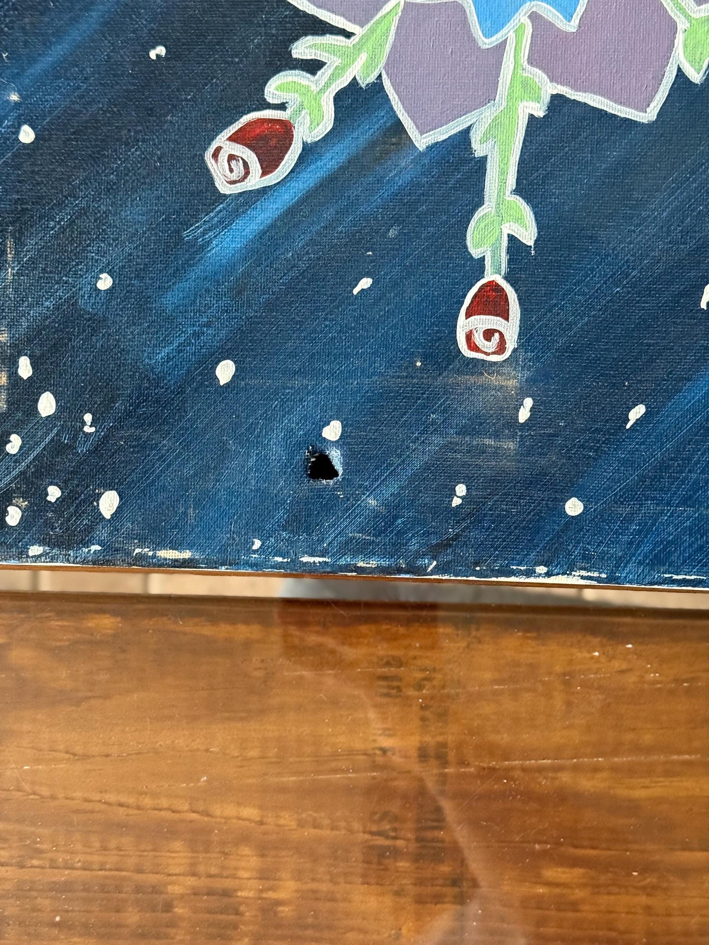 A Painted Canvas Artist Original Artwork Art Piece internal star gate Time Space