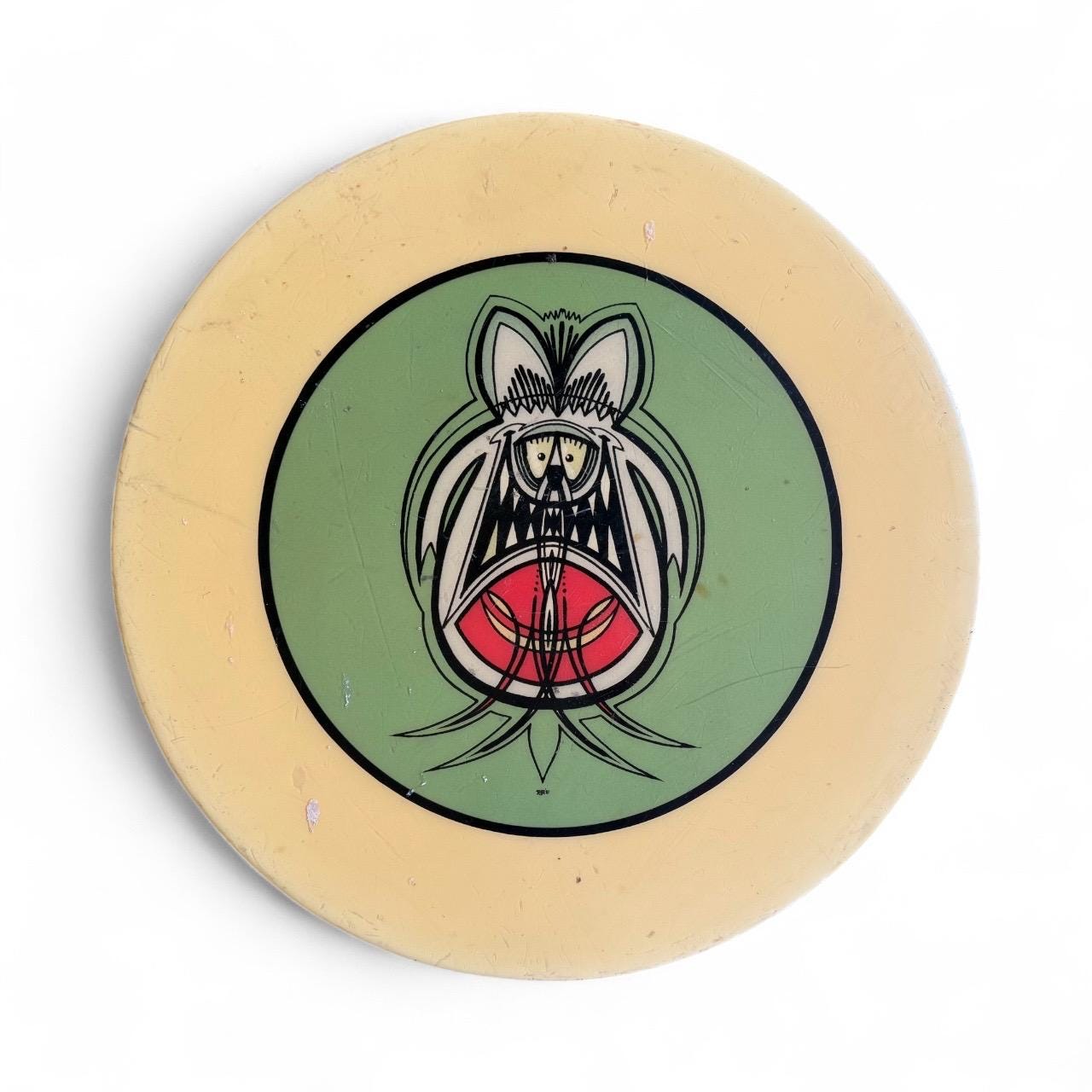 A Custom Ed Big Daddy Roth Rat Fink Hotrods Pinstriping Logo Checkered Tabletop