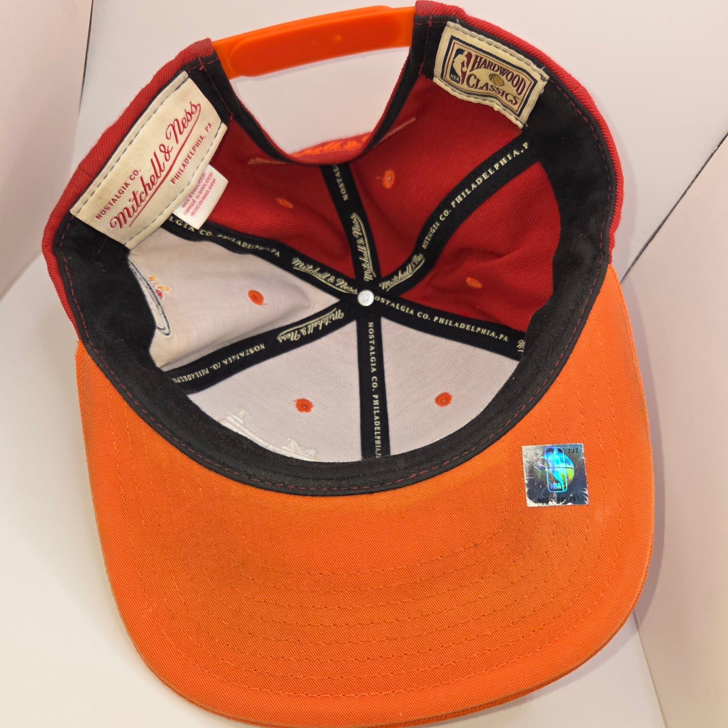 Miami Heat Mitchell & Ness Snapback Vintage Cap NBA Hat Hardwood Classics