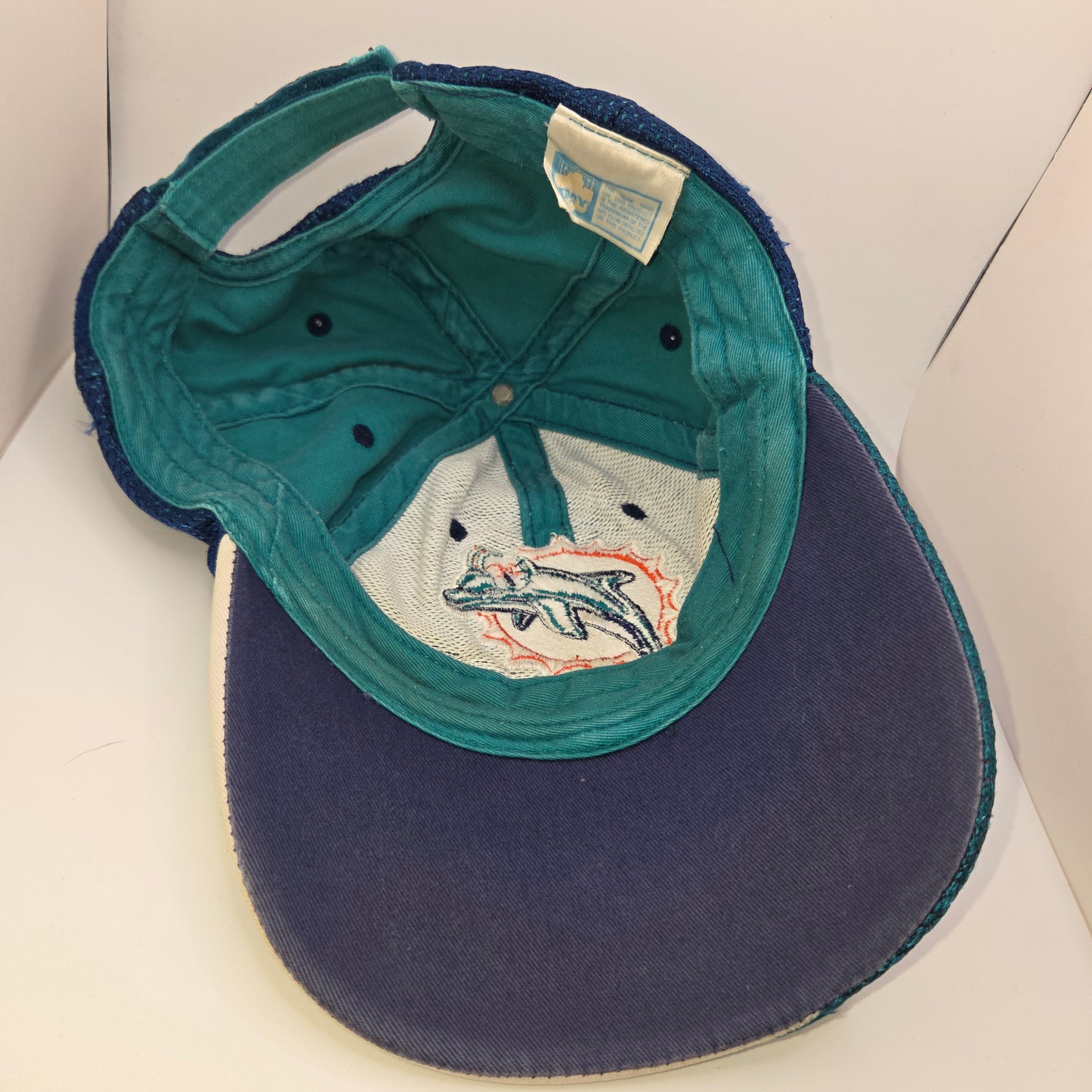 Miami Dolphins NFL Game Day Vintage Strapback Hat Football Cap By Drew Pearson