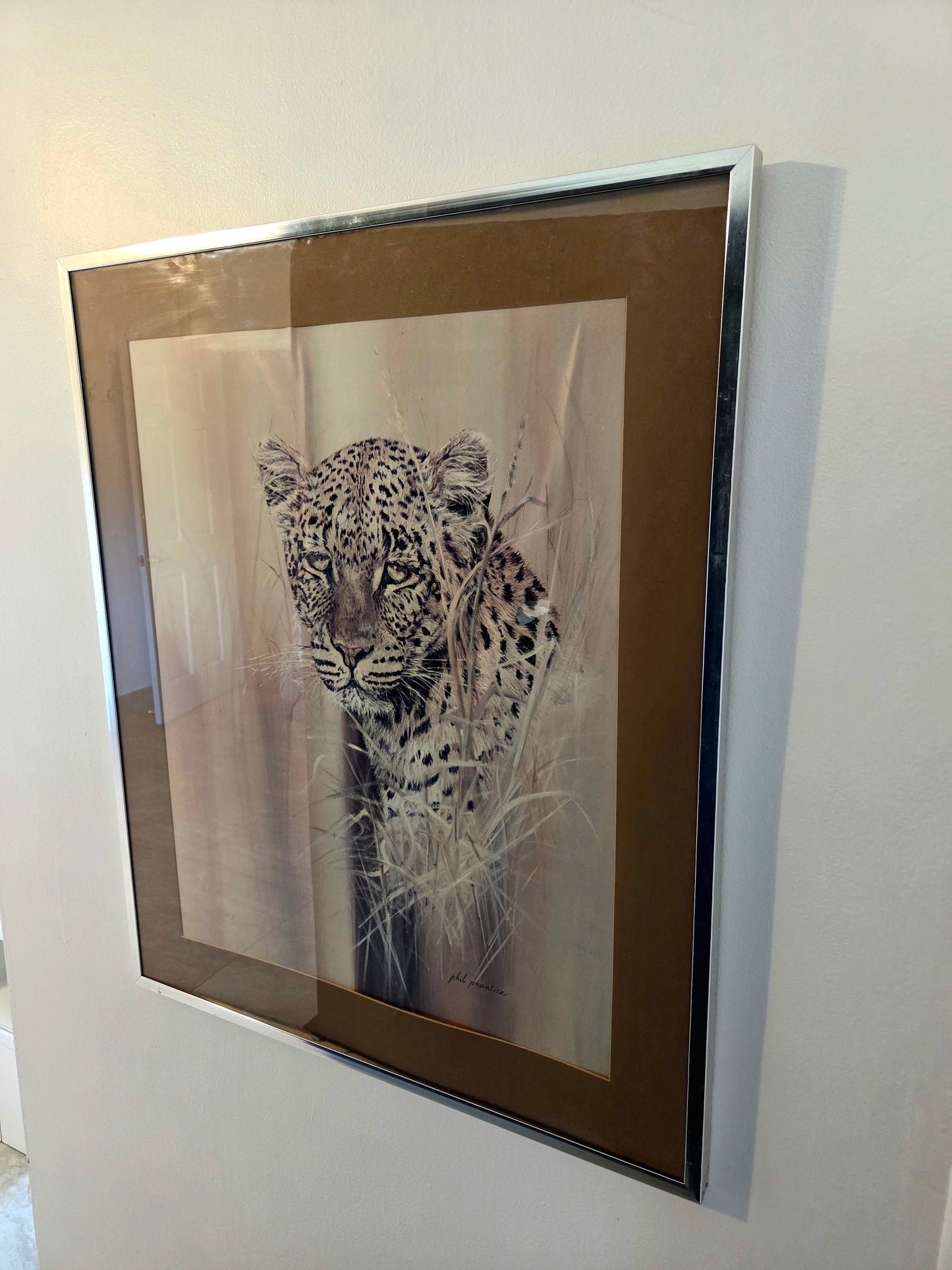 Leopard Cheetah Wildlife Art Print Big Cat Safari Animal - Wall Art Nature Decor