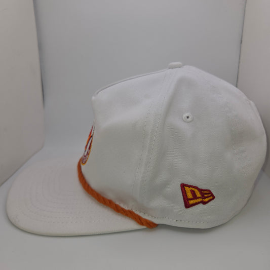 Miami Heat Basketball New Era The Golfer Snapback NBA Hat Vintage Cap White City (Copy 2)