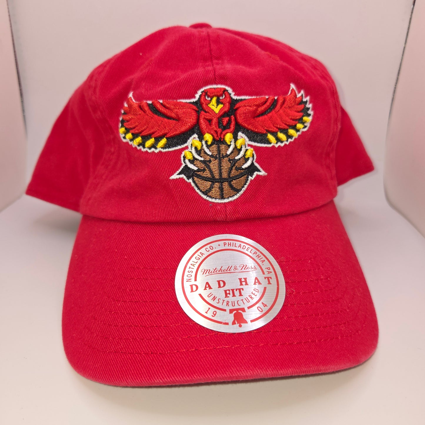 Atlanta Hawks NBA Mitchell & Ness Dad Hat Fit Cap Basketball