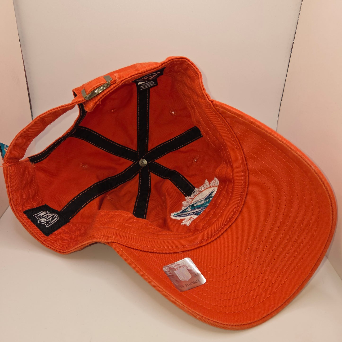 Miami Dolphins NFL '47 Brand Clean Up Adjustable Strapback Orange Hat Cap