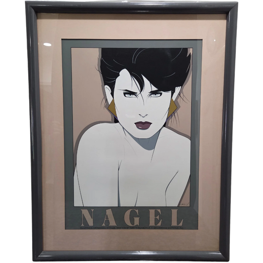 Patrick Nagel 1983 Mirage Editions 11th St Gallery Santa Monica CA Serigraph Art